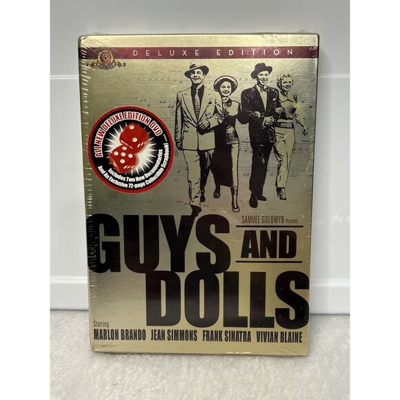 GUYS AND DOLLS DVD Deluxe Edition 2006 W/Book NEW SEALED Brando - Picture 1 of 5